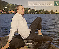 Ich brauche kein Büro.