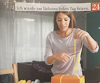 Ich würde am liebsten jeden Tag feiern.